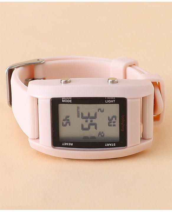 Babyhug Free Size Digital Watch  - Pink