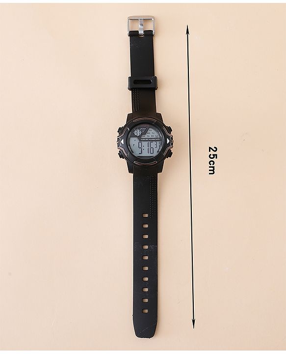 Babyhug Free Size Digital Watch - Black
