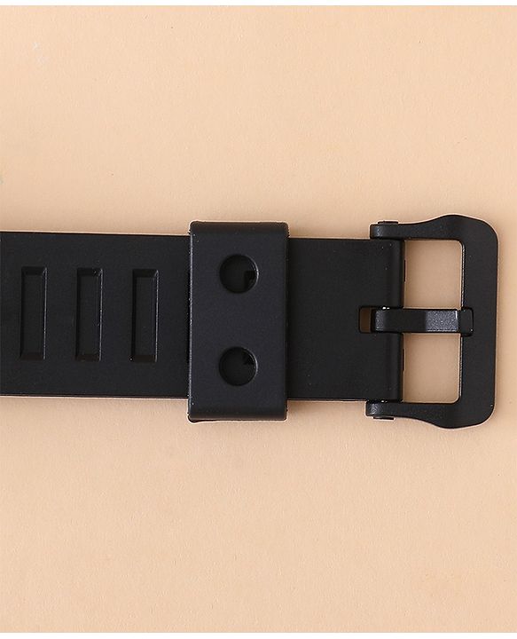 Pine Kids Free Size Digital Watch - Black