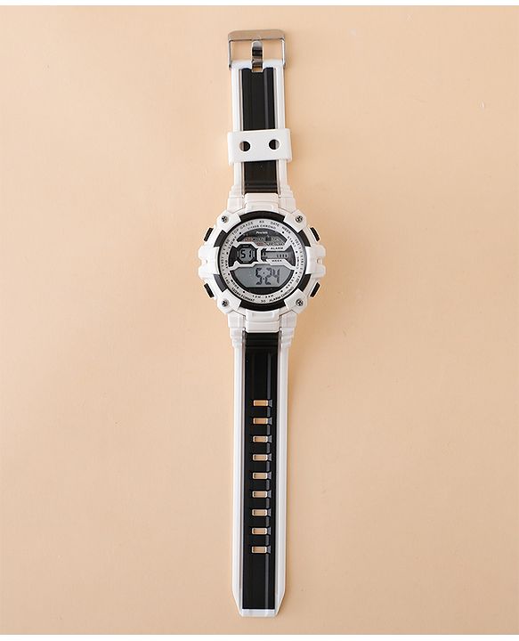 Pine Kids Free Size Digital Watch - Black