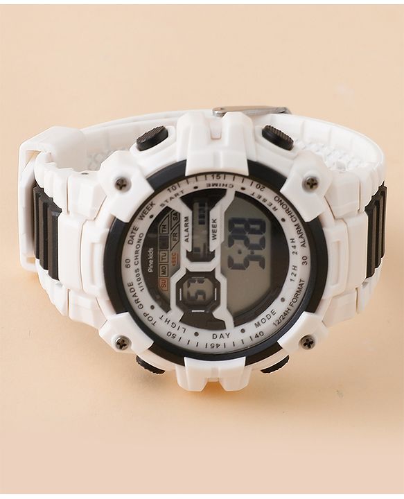 Pine Kids Free Size Digital Watch - Black
