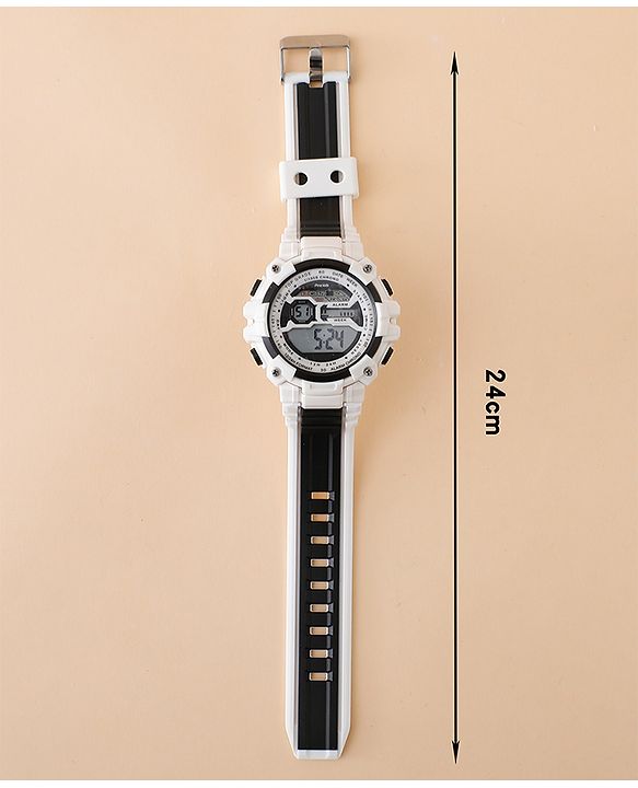 Pine Kids Free Size Digital Watch - Black