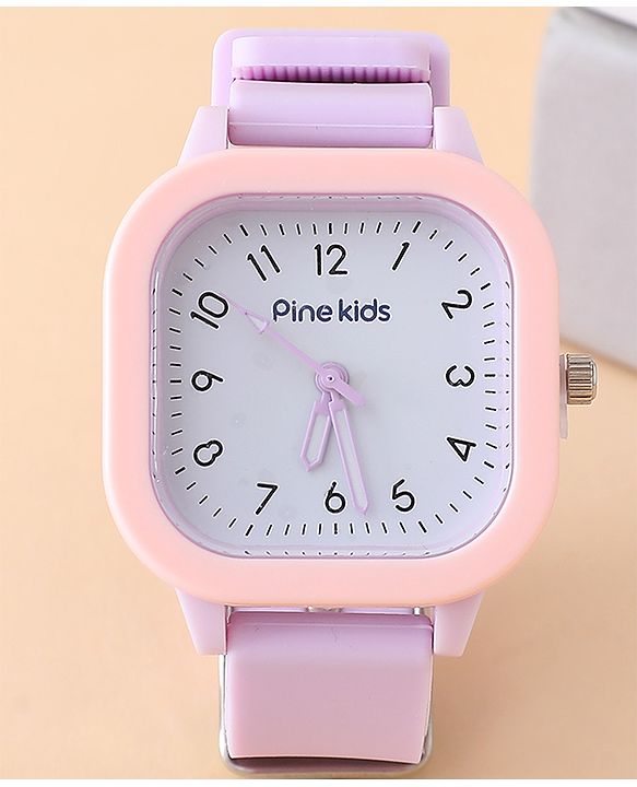 Pine Kids Free Size Analog Watch - Purple