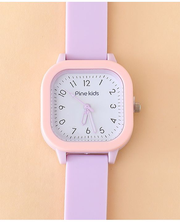 Pine Kids Free Size Analog Watch - Purple