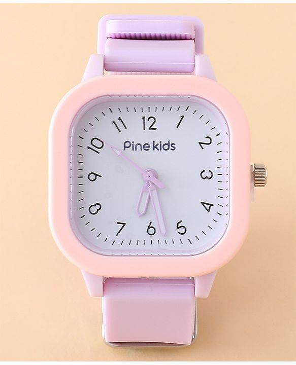 Pine Kids Free Size Analog Watch - Purple