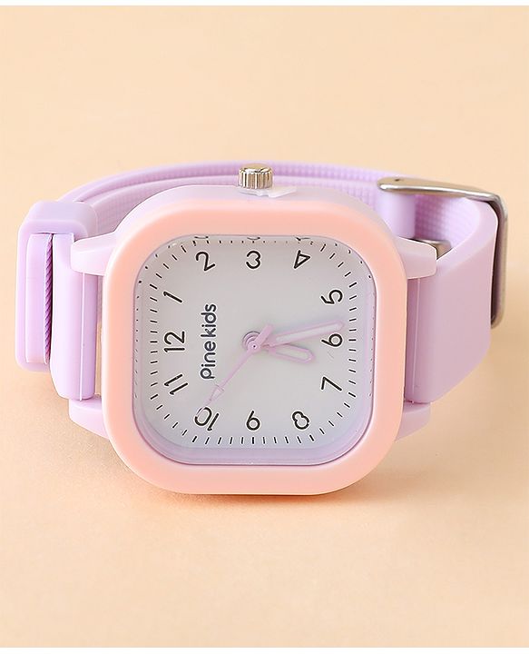 Pine Kids Free Size Analog Watch - Purple