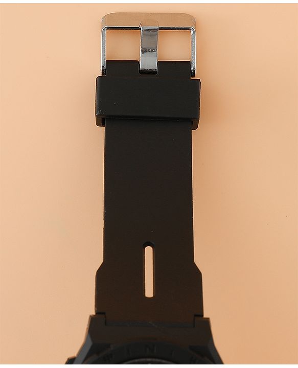 Pine Kids Free Size Digital Watch - Black