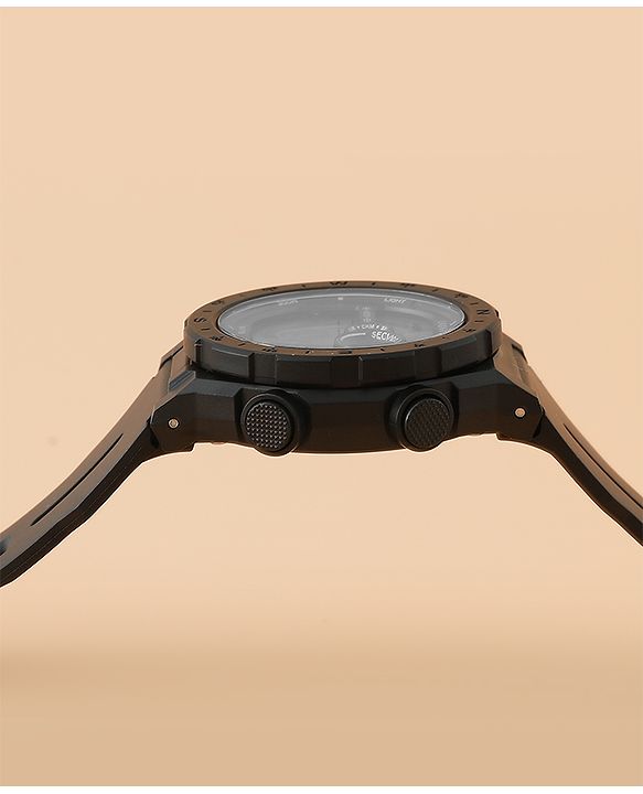 Pine Kids Free Size Digital Watch - Black