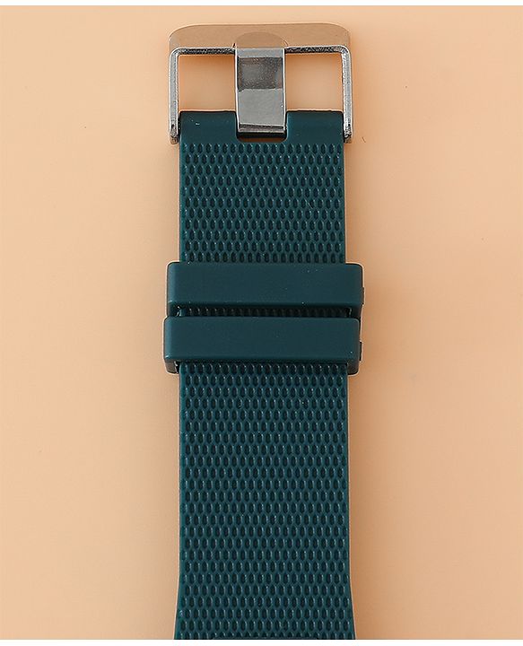 Pine Kids Free Size Digital Watch - Peacock Blue