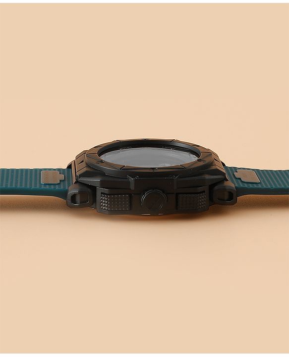 Pine Kids Free Size Digital Watch - Peacock Blue