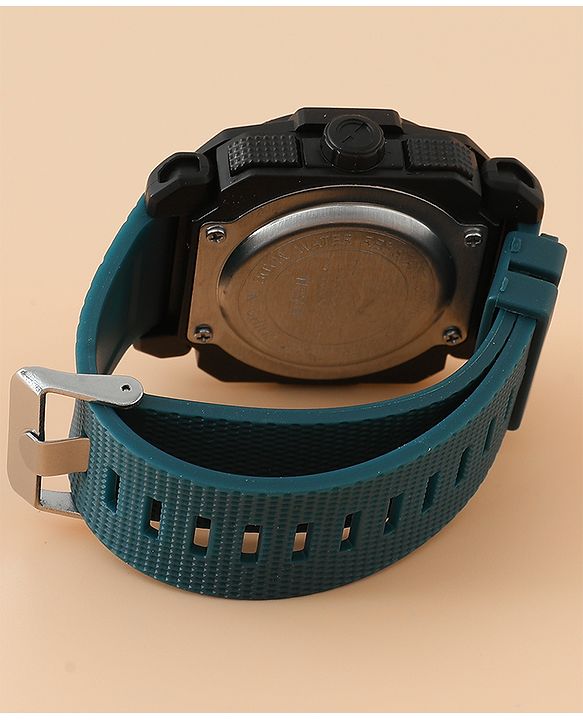Pine Kids Free Size Digital Watch - Peacock Blue