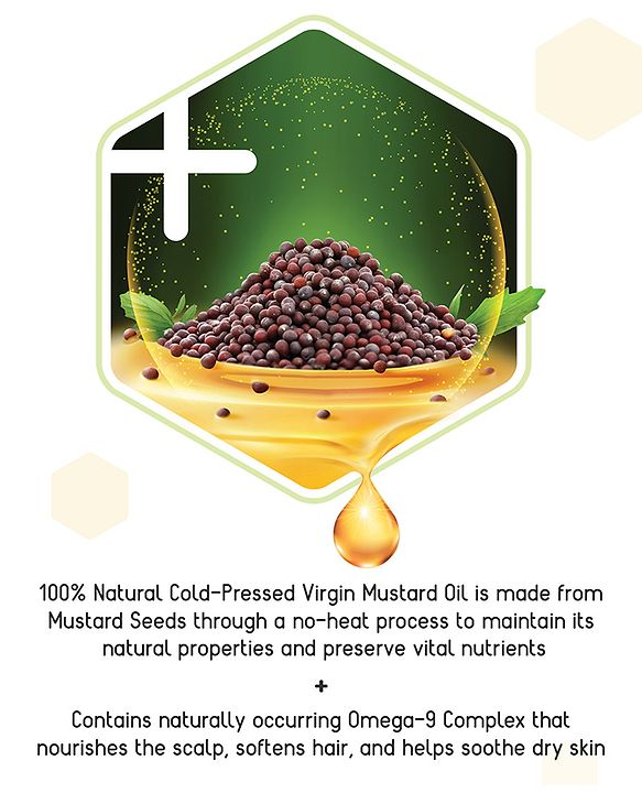 Babyhug Advanced Cold-Pressed Virgin Mustard Oil - 500 ml
