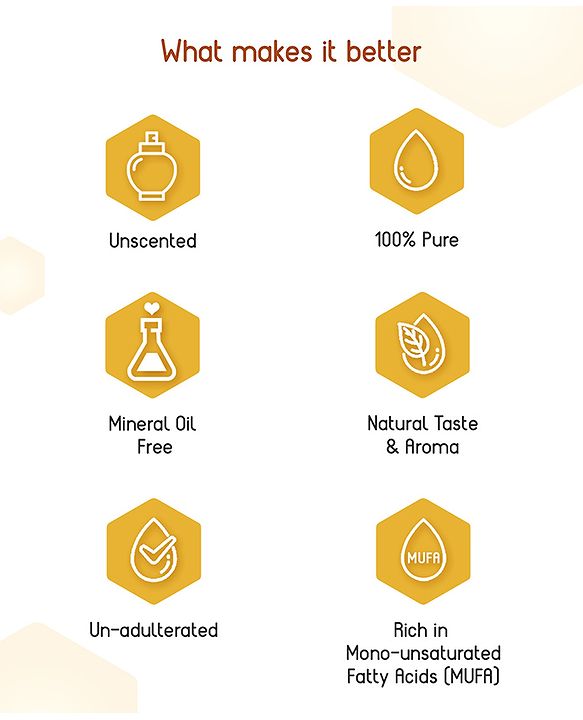 Babyhug Advanced Cold-Pressed Virgin Mustard Oil - 500 ml