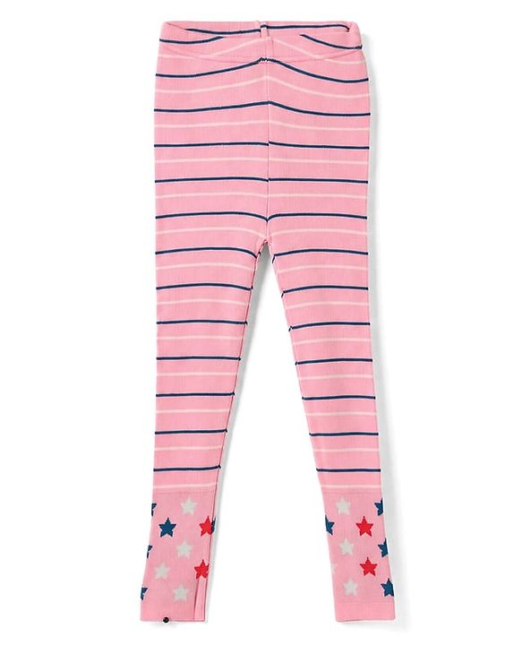 Pine Kids Knit Full Sleeves Sweater Set With Polka Dot & Star Design - Pink