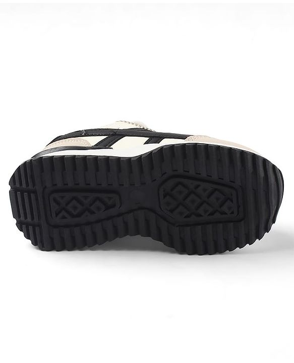 Cute Walk by Babyhug Lace Up Solid Sneaker Shoes - Black