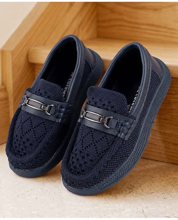 Cute Walk by Babyhug Slip On Formal & Party Wear Shoes With Applique -Brown