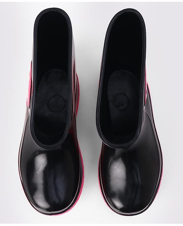 Pine Kids Slip On Rain Boots - Black