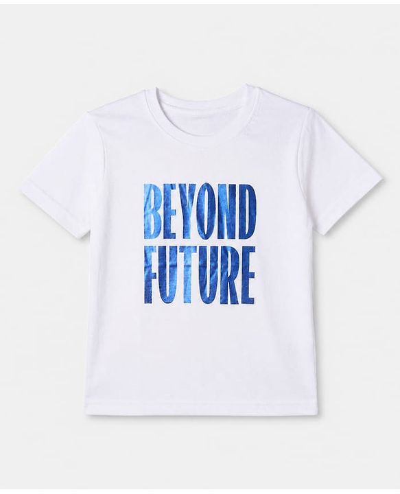 Pine Kids Cotton Mix Knit Full Sleeves Blazer With Text Printed Inner Tee - Navy Blue