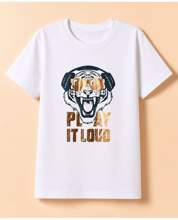 Pine Kids Cotton Mix Knit Full Sleeves Solid Blazer With Lion & Text Printed Inner Tee - Light Blue