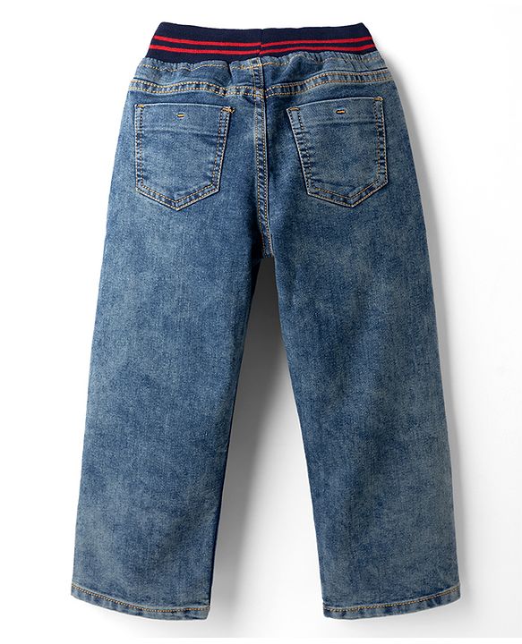Pine Kids Denim Woven Full Length Jeans - Navy Blue