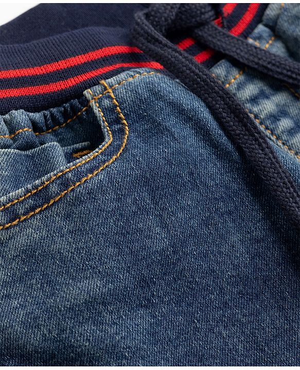 Pine Kids Denim Woven Full Length Jeans - Navy Blue