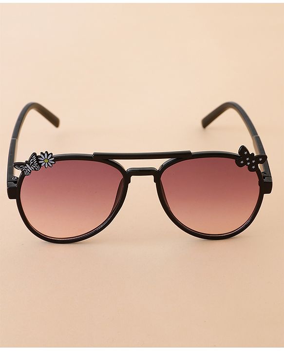 Babyhug Solid Coloured Sunglasses - Black