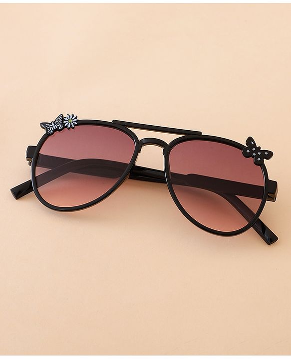 Babyhug Solid Coloured Sunglasses - Black