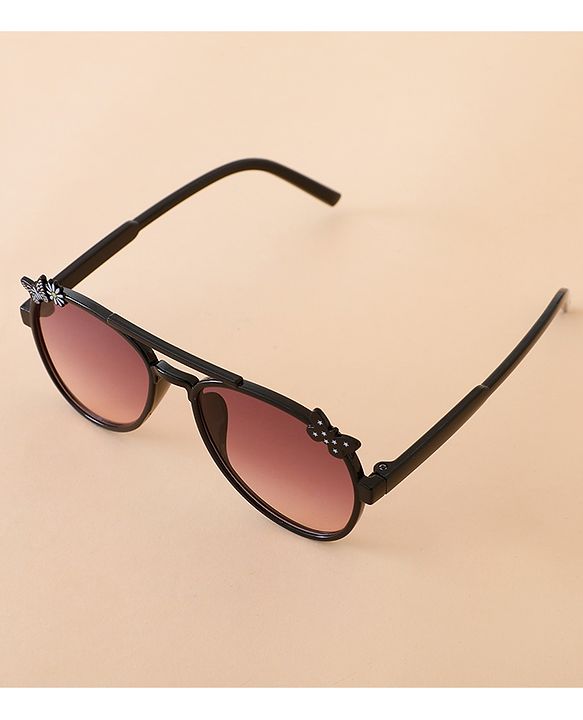 Babyhug Solid Coloured Sunglasses - Black
