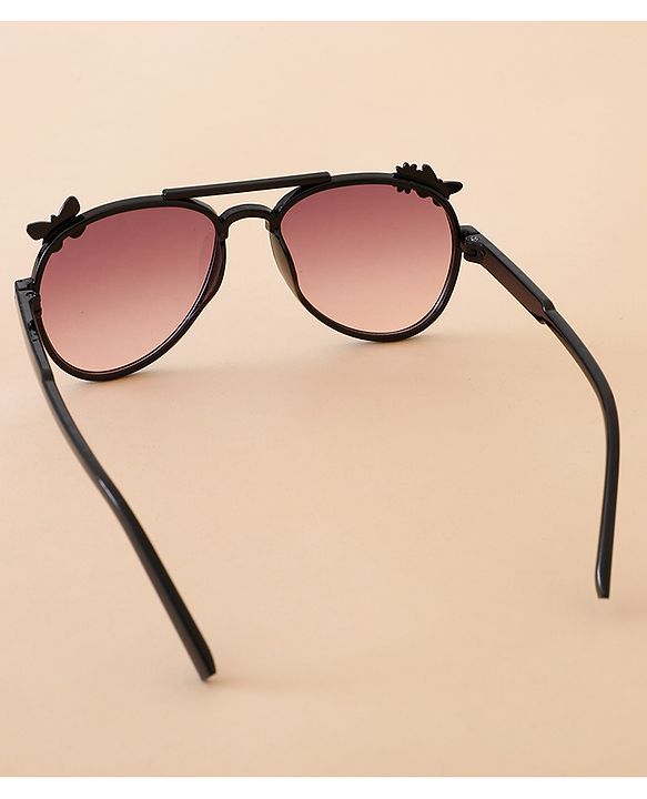 Babyhug Solid Coloured Sunglasses - Black