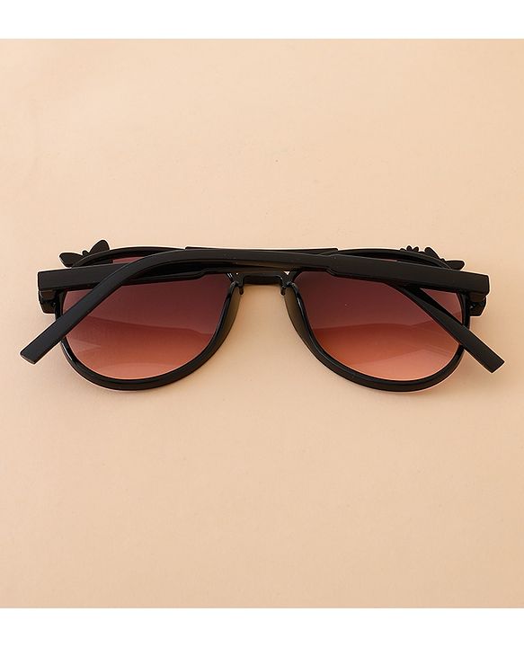 Babyhug Solid Coloured Sunglasses - Black