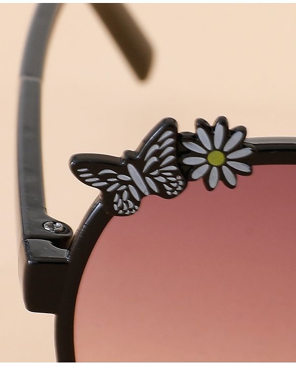 Babyhug Solid Coloured Sunglasses - Black