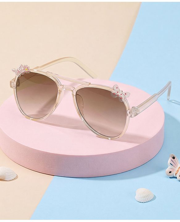 Babyhug Solid Coloured Sunglasses - Black