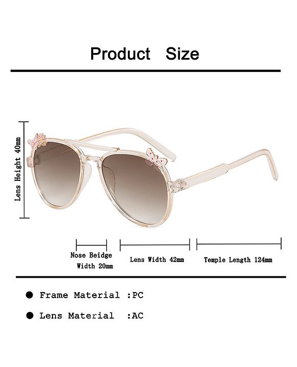 Babyhug Solid Coloured Sunglasses - Black