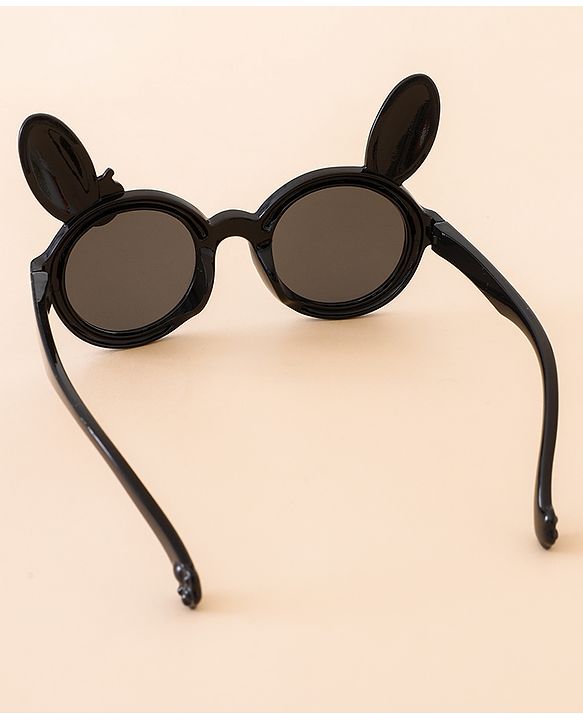 Babyhug Solid Coloured Sunglasses With Applique - Black