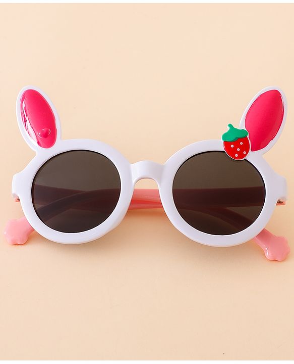 Babyhug Solid Coloured Sunglasses With Applique - Black