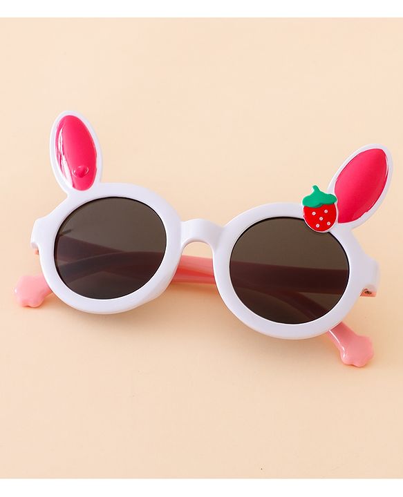 Babyhug Solid Coloured Sunglasses With Applique - Black