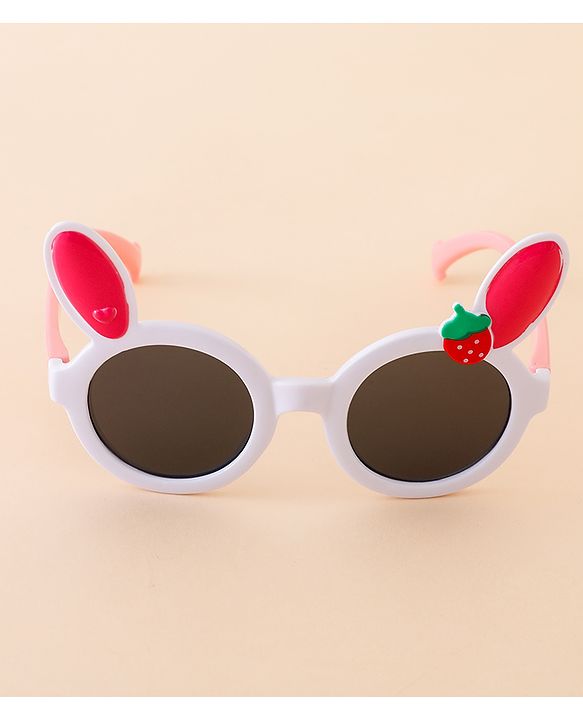 Babyhug Solid Coloured Sunglasses With Applique - Black
