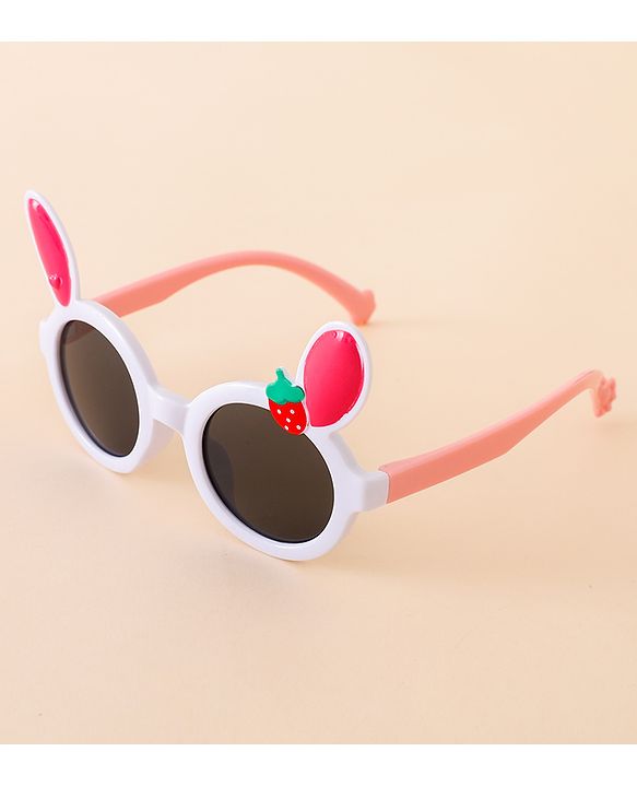 Babyhug Solid Coloured Sunglasses With Applique - Black