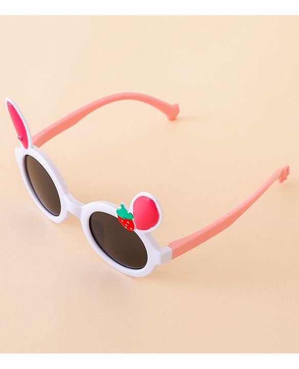 Babyhug Solid Coloured Sunglasses With Applique - Black