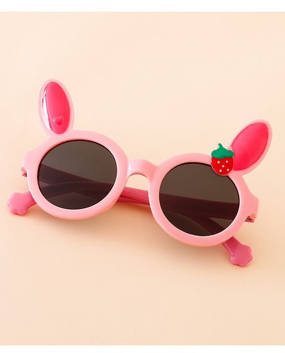 Babyhug Solid Coloured Sunglasses With Applique - Black