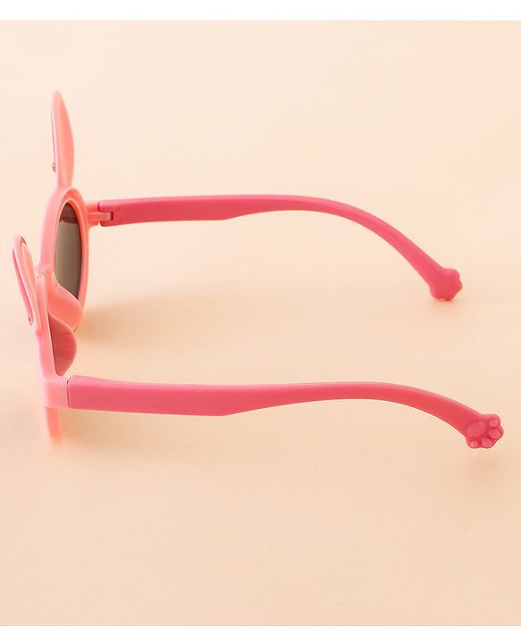 Babyhug Solid Coloured Sunglasses With Applique - Black