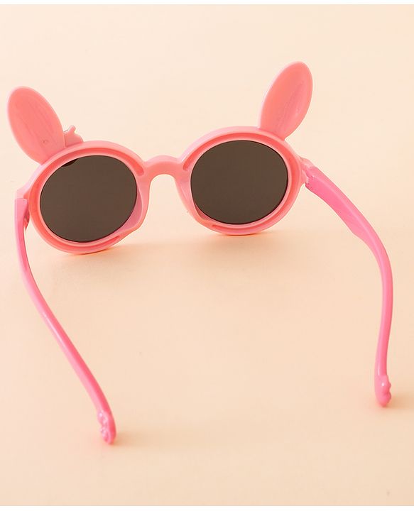 Babyhug Solid Coloured Sunglasses With Applique - Black