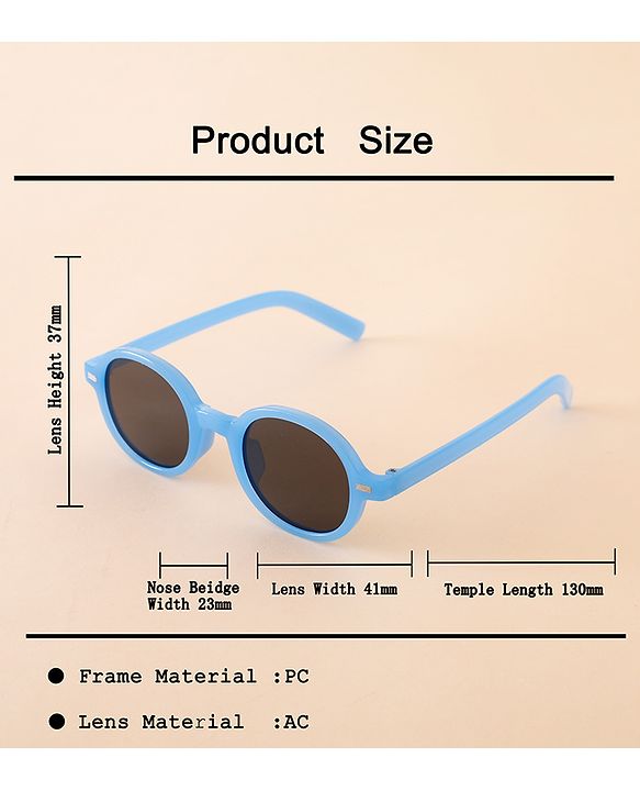 Babyhug Solid Coloured Sunglasses - Black