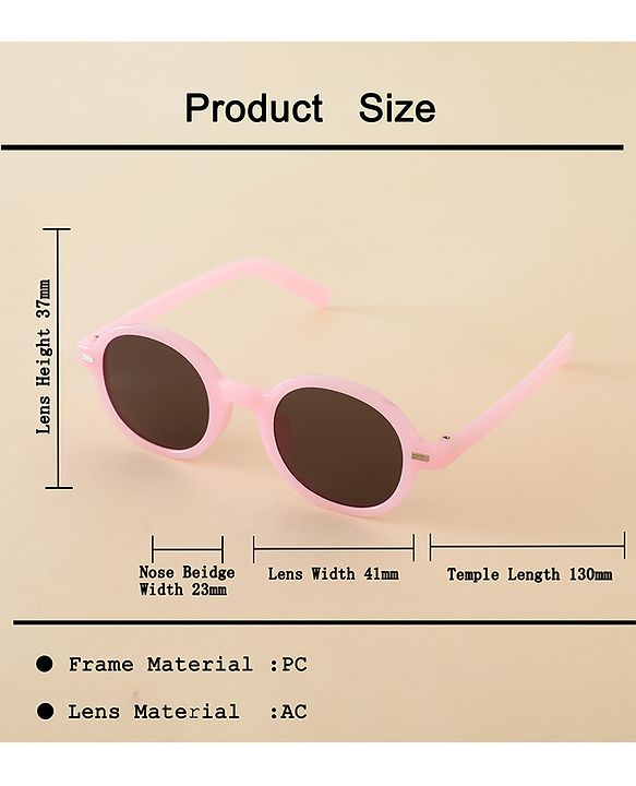 Babyhug Solid Coloured Sunglasses - Black