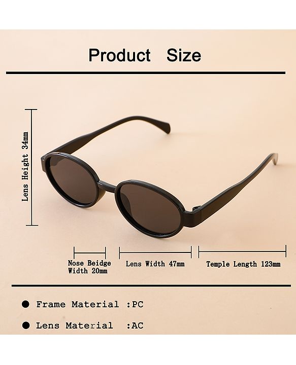 Babyhug Solid Coloured Sunglasses - Black