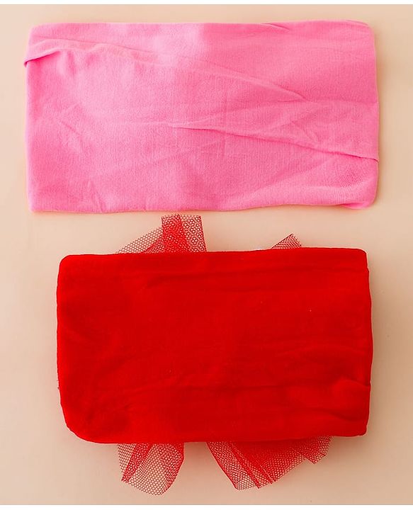 Babyhug Headbands Free Size - Red&Pink