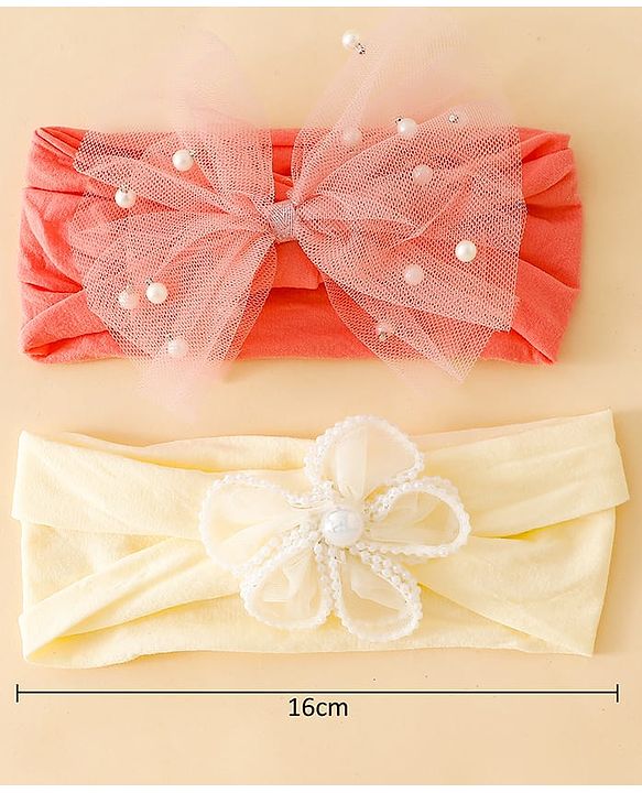 Babyhug Headbands Free Size - Red&Pink