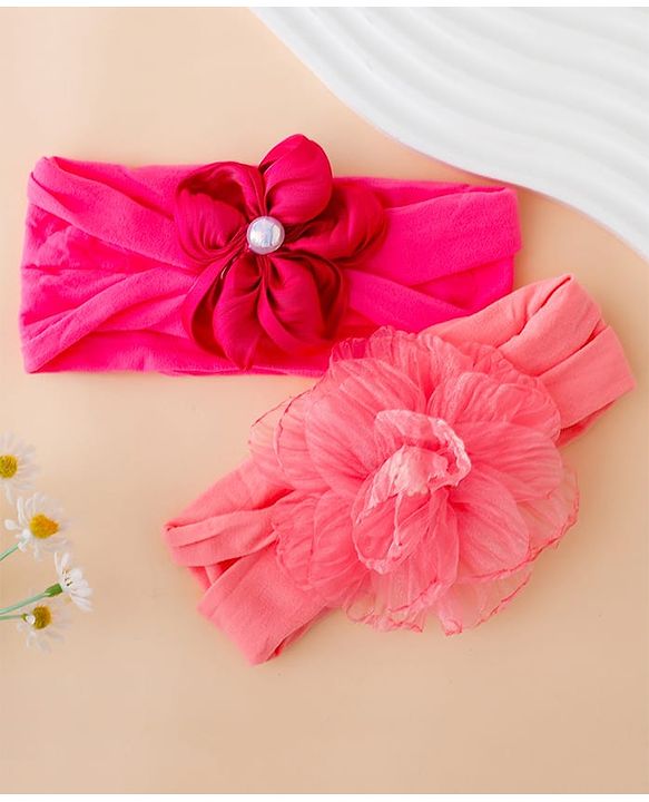 Babyhug Headbands  Free Size - Pink&Peach