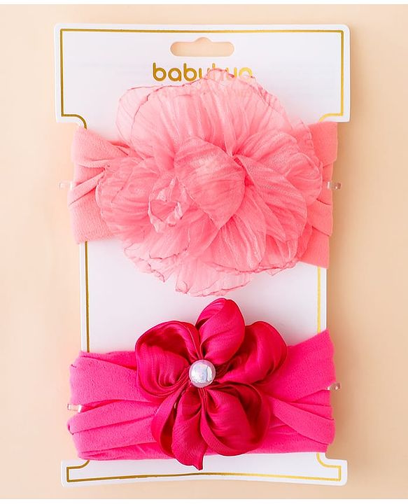 Babyhug Headbands  Free Size - Pink&Peach