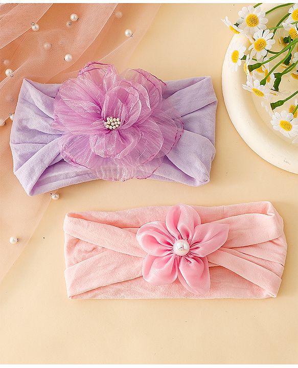 Babyhug Headbands  Free Size - Pink&Peach